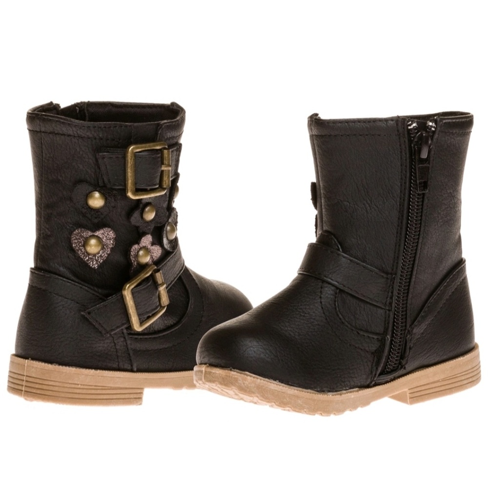 Little girls size 5/6 Espresso colored boots NWTs